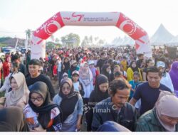 Ribuan Masyarakat Belinyu Tumpah Ruah Ikuti Pekan Sehat HUT ke-49 PT Timah Tbk