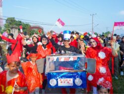 Unik dan Menarik, Warga Belinyu Tunjukkan Kreativitas Lewat Kostum Unik di Pekan Jalan Sehat HUT ke-49 PT Timah