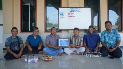 PT Timah Konsisten Dukung Rumah Ibadah, Bantu Tingkat Sarana Ibadah di Masjid Al Qomar Sinar Bulan