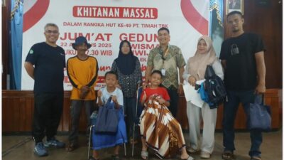 Bulan Bakti HUT ke-49 PT Timah di Bangka Barat, Hadirkan Senyum Anak Lewat Khitanan Massal