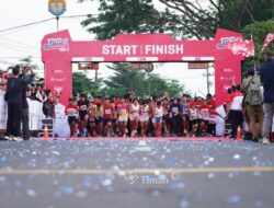 Ribuan Pelari Mulai Berlari di TINS Half Marathon 2025, Kota Pangkalpinang Dipenuhi Semangat Sportif