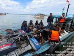 PT Timah Tbk Bersama Polres Bangka Barat Tertibkan Tambang Ilegal di IUP Perusahaan, Delapan PIP Tower Diamankan