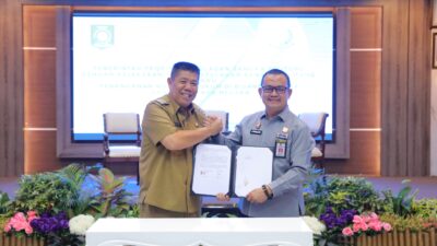 Jamin Pendampingan Hukum, Gubernur Hidayat Arsani Teken Nota Kesepakatan dengan Kajati dan Kakanwil Hukum Bangka Belitung