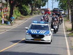 Cegah Gangguan Kamtibmas, Polres Bangka Selatan Gelar Patroli Skala Besar