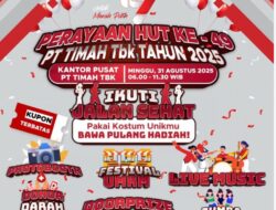 Pekan Sehat PT Timah Bakal Digelar di Pangkalpinang, Ini Rangkaian Kegiatan yang Akan Dilaksanakan