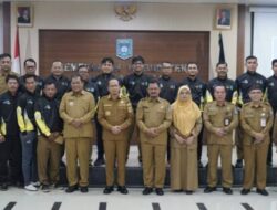 Bupati Algafry Lepas Atlet Ikuti PORNAS XVII Korpri di Palembang