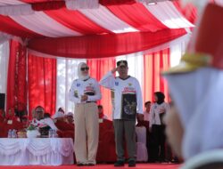 Gubernur Babel Hidayat Arsani Buka Pawai Karnaval Hari Pertama HUT RI-80 di Kota Pangkalpinang