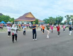 Senam Bersama, Pemkot Pangkalpinang Tingkatkan Sinergi Melalui Program Seperadik