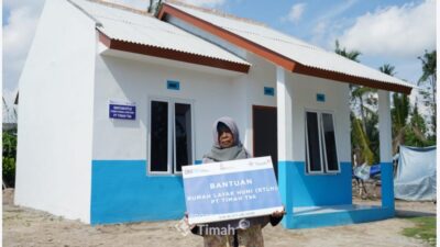 Dukung Program Pemerintah 3 Juta Rumah Nasional, PT Timah Hadirkan Rumah Layak Huni Bagi Masyarakat di Lingkar Tambang