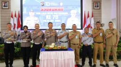 Ditlantas Polda Babel Gelar Syukuran Hari Lalu Lintas Bhayangkara Ke 70 Secara Sederhana