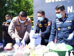 11,5 Kilogram Shabu Senilai 11 Miliar Rupiah Ditemukan Di Perairan Belinyu Bulan Mei Lalu Akhirnya Dimusnahkan