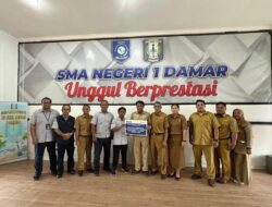 PT Timah Tbk Dukung Pembangunan Sarana dan Prasarana Sekolah di SMAN 1 Damar Belitung Timur