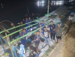 Tim Gabungan Polda Babel Gagalkan Pengangkutan 300 Karung Pasir Timah Di Perairan Tanjung Kelayang, Belasan Orang Diamankan