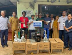 Alami Musibah Kecelakaan Laut, Empat Nelayan di Belitung Timur Terima Bantuan Mesin Ketinting dari PT Timah Tbk