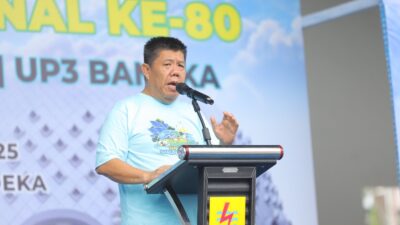 Lepas Ribuan Peserta Jalan Sehat Hari Listrik Nasional ke-80, Gubernur Hidayat Ingatkan Masyarakat Soal ini