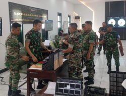 Pussimpur Dukung Latihan Posko Siswa Diklapa-2 Kecabangan Infanteri TA 2025