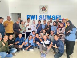 PWI dan Diskominfo Bangka Barat Kunjungi PWI Sumsel