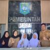 Dua Siswi SMKN 2 Koba Magang di Kantor Desa Perlang