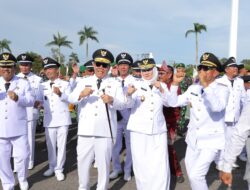 Gubernur Hidayat Deklarasikan Antinarkoba dan Tarian Bedincak dalam Peringatan Hari Jadi ke-25 Babel