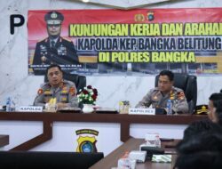 Kunker Ke Polres Bangka, Kapolda Babel Minta Anggota Berikan Pelayanan Terbaik Untuk Masyarakat