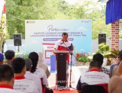 PT TIMAH Tbk Resmikan Kantor Layanan Koperasi Binaan untuk Perkuat Kemitraan Tambang dan Ekonomi Lokal