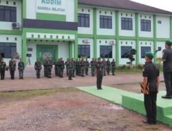 Peringatan Hari Juang ke-80 TNI AD, Dandim 0432/Basel Angkat Nilai Keteladanan Panglima Besar Jenderal Soedirman kepada Prajurit