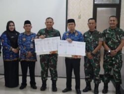 Pemkab Bangka Tengah Serahkan Hibah Tanah 50 Hektare untuk TNI
