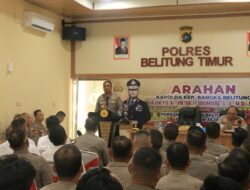 Sambangi Polres Belitung Timur, Kapolda Sampaikan Pentingnya Peran Bhabinkamtibmas