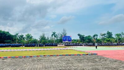 Pemkab Basel Rayakan HUT PGRI, KORPRI dan Hari Guru Nasional dalam Satu Rangkaian Upacara