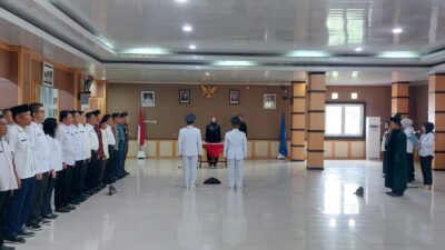 Wabup Debby Vita Dewi Lantik Pj Kades Bangka Kota dan Tiram