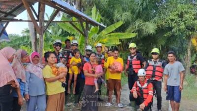 Tim ERG PT TIMAH Tbk Berikan Pelayanan Kesehatan dan Distribusikan Pangan bagi Warga Terdampak Banjir di Sumatera Utara