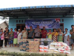 Polda Babel Dan Bhayangkari Kembali Salurkan Bantuan Logistik Ke Korban Bencana Di Sumut