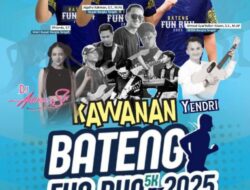 Perdana di Masa Kepemimpinan Algafry Rahman, Pekan Depan Bateng Fun Run 5K 2025 Digelar