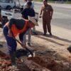 DPUTRP Bateng dan BPJN Babel Berkolaborasi Perbaiki Drainase di Sekitar Jembatan Berok