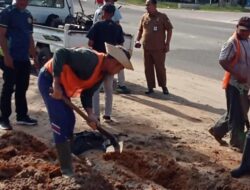 DPUTRP Bateng dan BPJN Babel Berkolaborasi Perbaiki Drainase di Sekitar Jembatan Berok