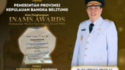Pemprov Babel Raih INAMS Award, Bukti Keberhasilan Pengawasan Pasar di Era Gubernur Hidayat Arsani