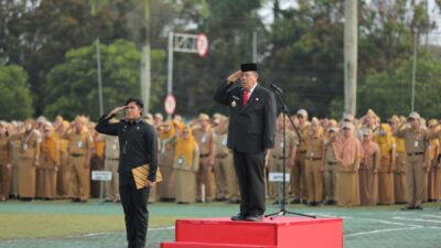 Gubernur Hidayat Arsani Pimpin Upacara, Tegaskan Pentingnya Disiplin dan Integritas