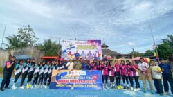 PT TIMAH Tbk Perkuat Olahraga Masyarakat dengan Dukung Turnamen Voli Antar Desa di Bangka Selatan