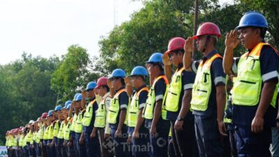 PT TIMAH Tbk Perkuat Budaya K3 Lewat Apel Keselamatan Kerja Rutin di Wilayah Operasional