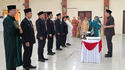 Bupati Markus Lantik Lima Kepala OPD, Tegaskan Meritokrasi dan Pelayanan Publik