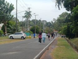 Suasana Sejuk dan Asri, Kompleks PT Timah Mentok Jadi Spot Favorit Warga untuk Joging