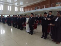 Lantik 105 Pejabat, Bupati Algafry Rahman Tegaskan Tidak Ada Titip-Menitip