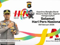 HPN 2026, Kapolres Bangka Barat Sebut Pers Jembatan Penting Informasi Polri