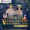 Polres Bangka Barat Gelar Operasi Keselamatan Menumbing 2026, Kapolres Imbau Warga Tertib Berlalu Lintas