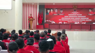 Hadir di Musancab dan Pendidikan Politik PDIP Basel, Rudianto Tjen Minta Pengurus Aktif Turun ke Rakyat 