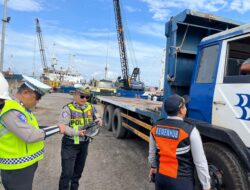 Jelang Operasi Ketupat 2026, Ditlantas Polda Babel Ramp Check Kendaraan di Pelabuhan Pangkalbalam