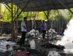 Gudang Peleburan Timah Ilegal di Bangka Digerebek, Dit Polairud Polda Babel Amankan Balok Timah 300 Kg