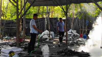 Gudang Peleburan Timah Ilegal di Bangka Digerebek, Dit Polairud Polda Babel Amankan Balok Timah 300 Kg