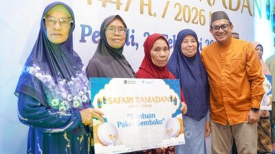 Penuhi Kebutuhan Pangan, PT TIMAH Berbagi Paket Sembako untuk Warga Bangka