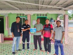 Ramadan Penuh Berkah, PT TIMAH Serahkan Bantuan Untuk Musala Baiturrohma di Desa Keposang